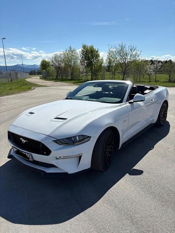 Weiß Gebraucht 2020 Ford Mustang GT Cabrio | 33.500 € (Superpreis) - Bild 1/4