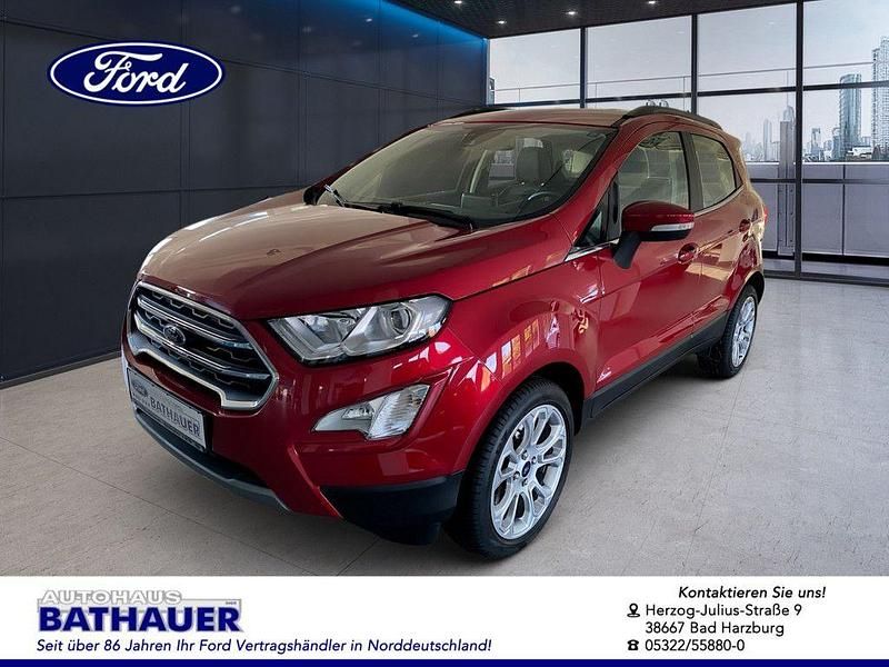 Rot Gebraucht 2021 Ford Ecosport Titanium SUV | 16.450 € (Fairer Preis) - Bild 1/4