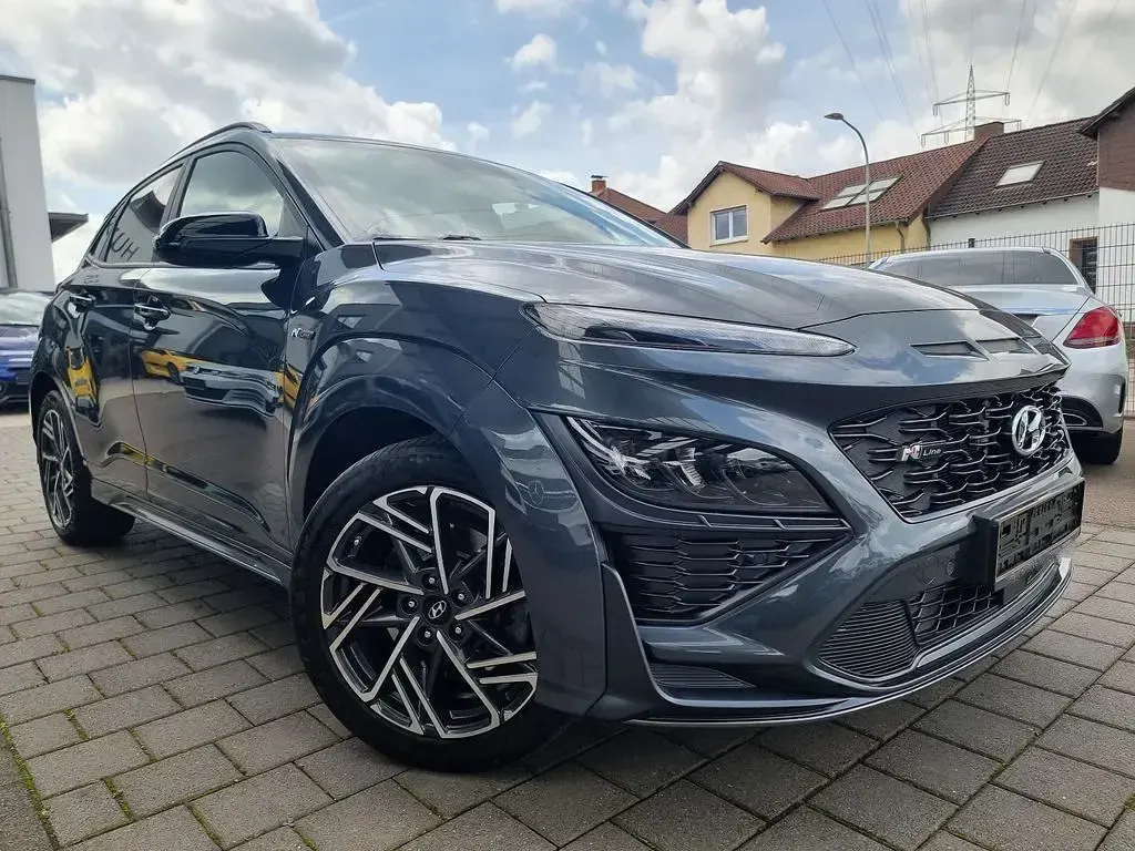Gebraucht Hyundai Kona N Line 199 PS (146 kW) 2022 Grau SUV