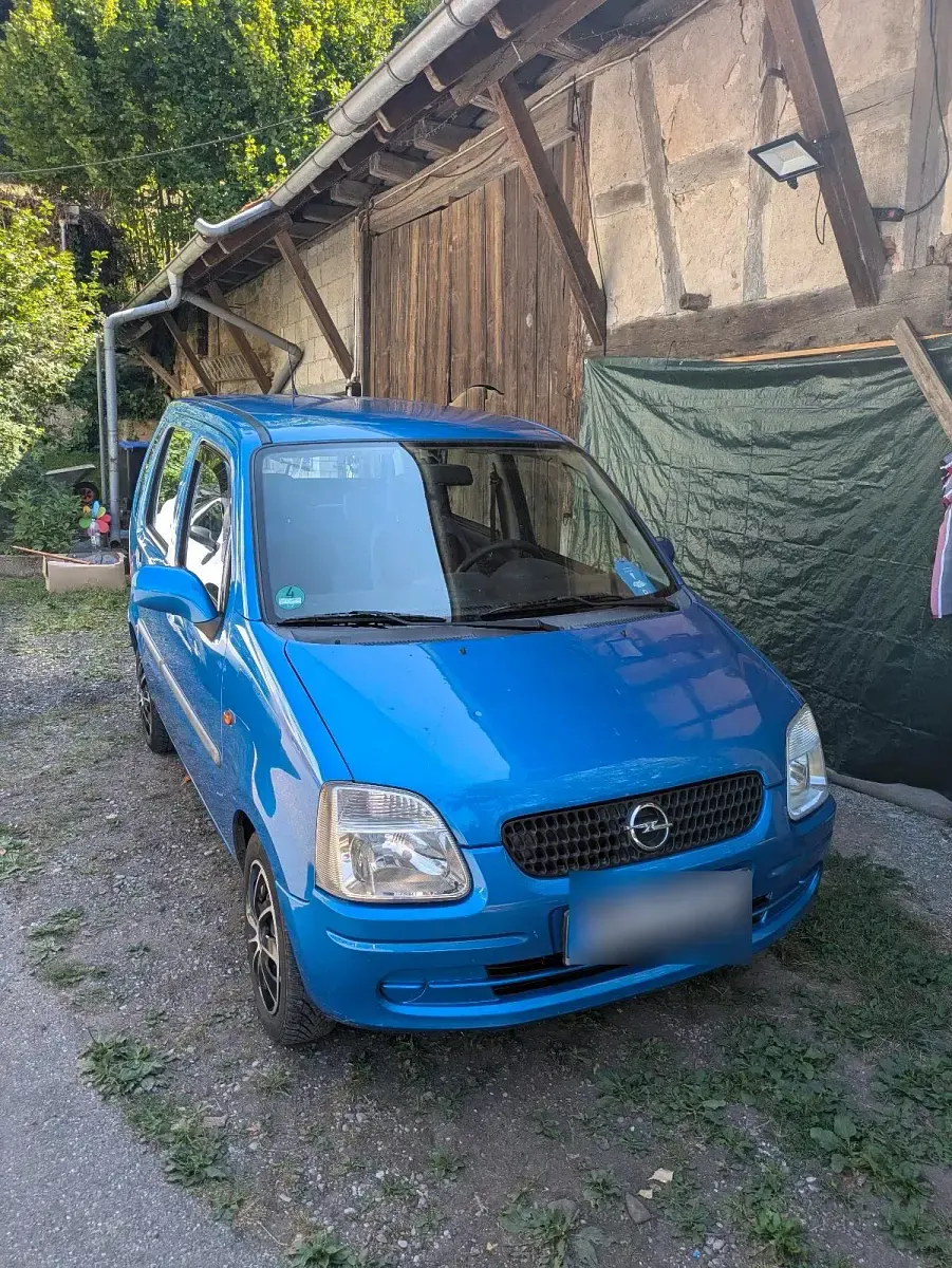 Gebraucht Opel Agila 75 PS (55 kW) 2003 Blau Van / Kleinbus