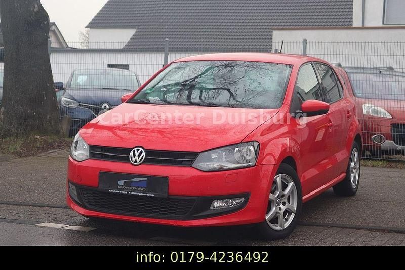 Gebraucht VW Polo Team 86 PS (63 kW) 2010 Rot Kleinwagen