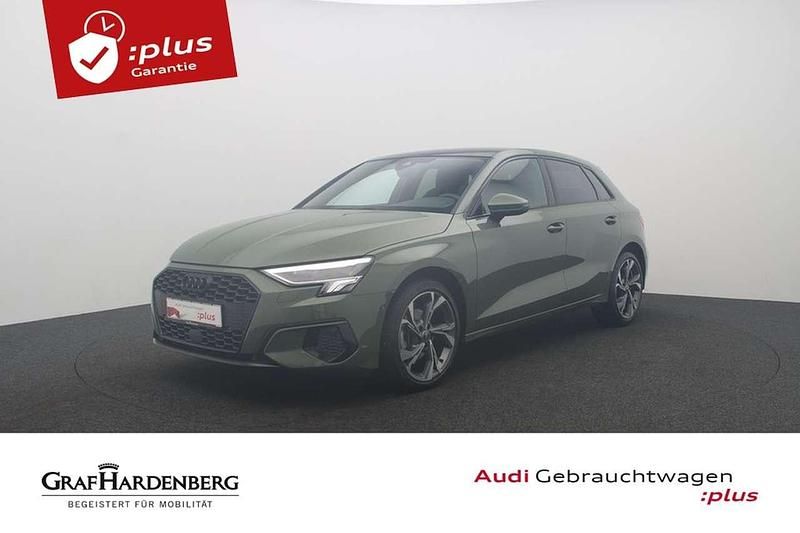 Grün Gebraucht 2023 Audi A3 Sportback Sport Kleinwagen | 31.980 € (Teuer) - Bild 1/4