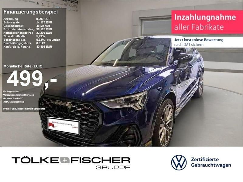 Navarrablau (metallic) Gebraucht 2023 Audi Q3 Sportback S-Line SUV | 40.495 € (Fairer Preis) - Bild 1/2