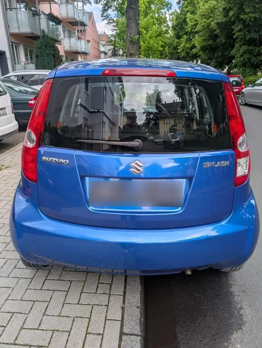 Gebraucht Suzuki Splash 66 PS (48 kW) 2009 Blau Kleinwagen