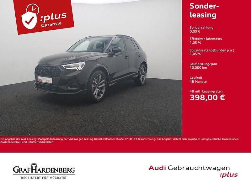 Mythosschwarz metallic Gebraucht 2025 Audi Q3 Advanced Plus SUV | 45.380 € (Teuer) - Bild 1/4