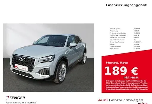 Second-hand Audi Q2 Advanced Plus 150 CP (110 kW) 2025 Gri SUV