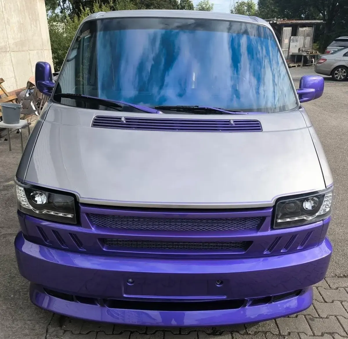 Gebraucht VW Transporter 68 PS (50 kW) 1990 Violett Van