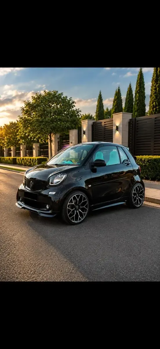 Gebraucht Smart ForTwo Cabrio Brabus 109 PS (80 kW) 2016 Schwarz Cabrio