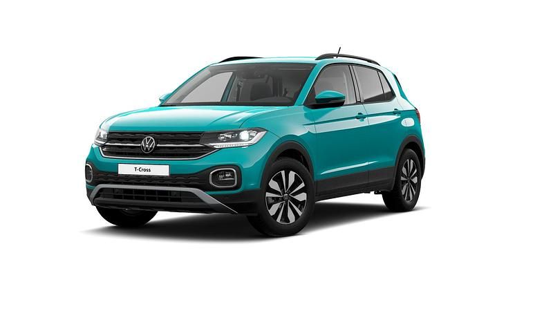 Gebraucht VW T-Cross Move 95 PS (69 kW) 2023 Blau SUV