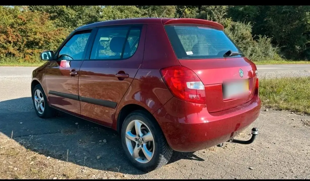 Gebraucht Skoda Fabia 86 PS (63 kW) 2008 Rot Limousine