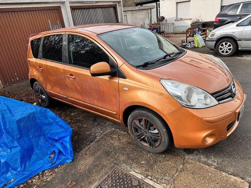 Gebraucht Nissan Note Acenta 88 PS (64 kW) 2009 Orange Kleinwagen