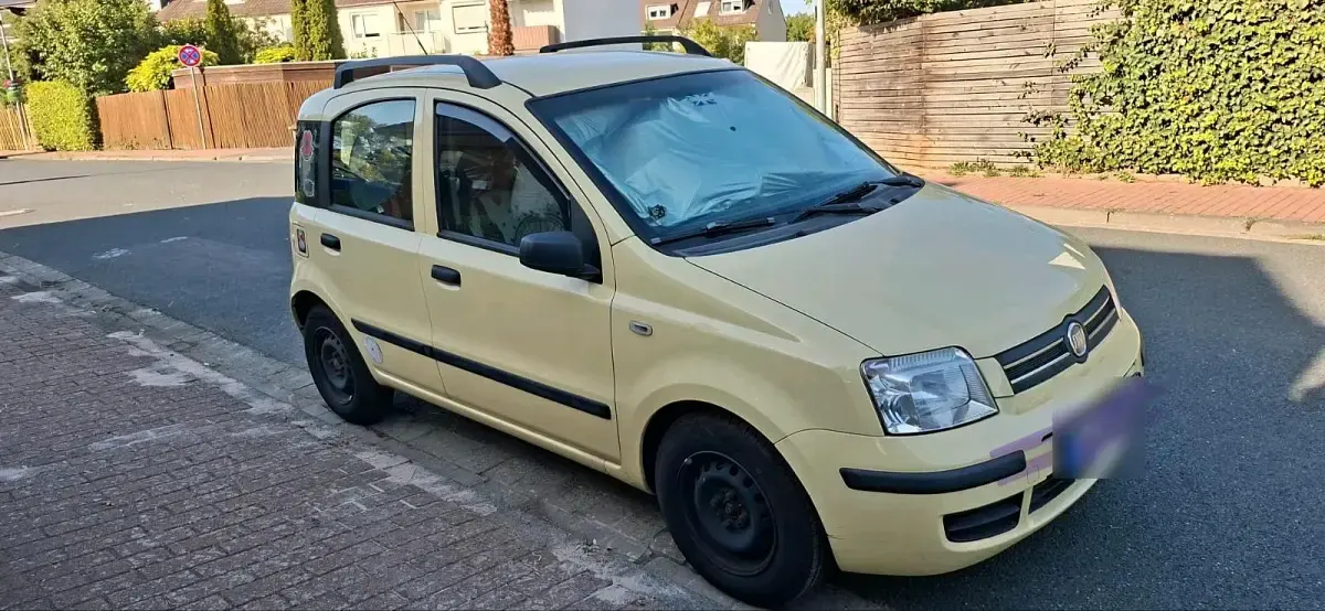 Gebraucht Fiat Panda 60 PS (44 kW) 2009 Gelb Kleinwagen