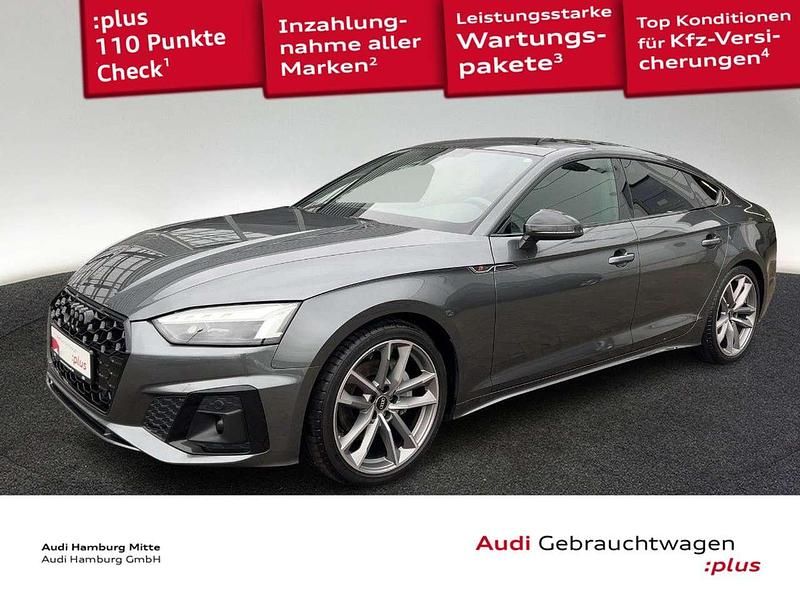 Daytonagrau perleffekt Gebraucht 2023 Audi A5 S-Line Coupé | 43.450 € (Teuer) - Bild 1/3