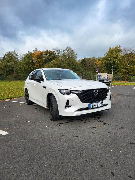 Weiß Gebraucht 2023 Mazda CX-60 Homura-Line SUV | 36.000 € (Superpreis) - Bild 1/4