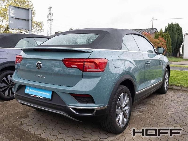 Gebraucht VW T-Roc Cabriolet Style 110 PS (80 kW) 2021 Grün Cabrio
