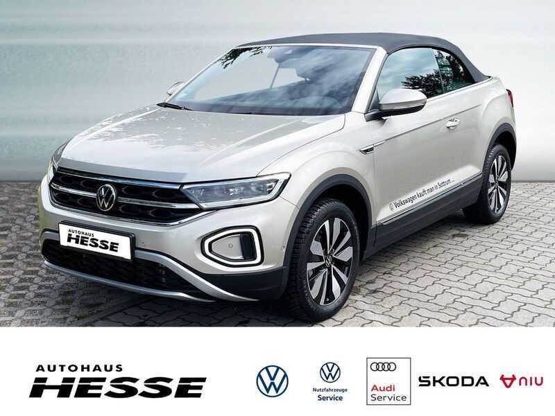Silber Gebraucht 2024 VW T-Roc Cabriolet Move Cabrio | 36.980 € (Etwas zu teuer) - Bild 1/4