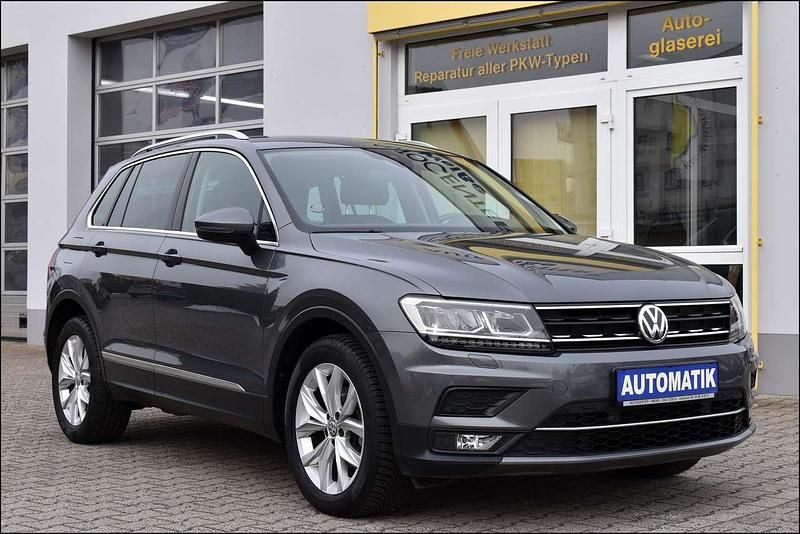 Gebraucht VW Tiguan Highline 150 PS (110 kW) 2018 Indiumgrau metallic SUV