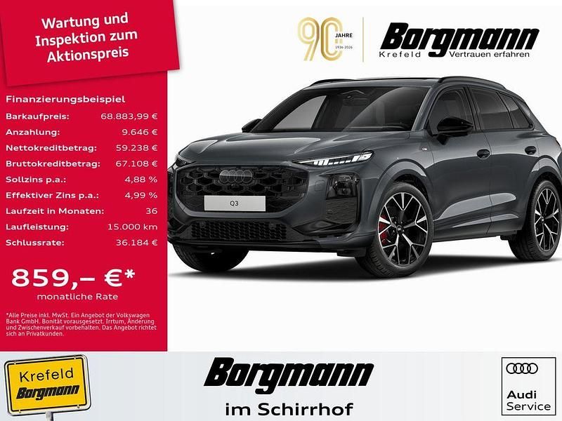 Neu Audi Q3 S-Line 265 PS (194 kW) 2025 Grau / daytonagrau perleffekt SUV
