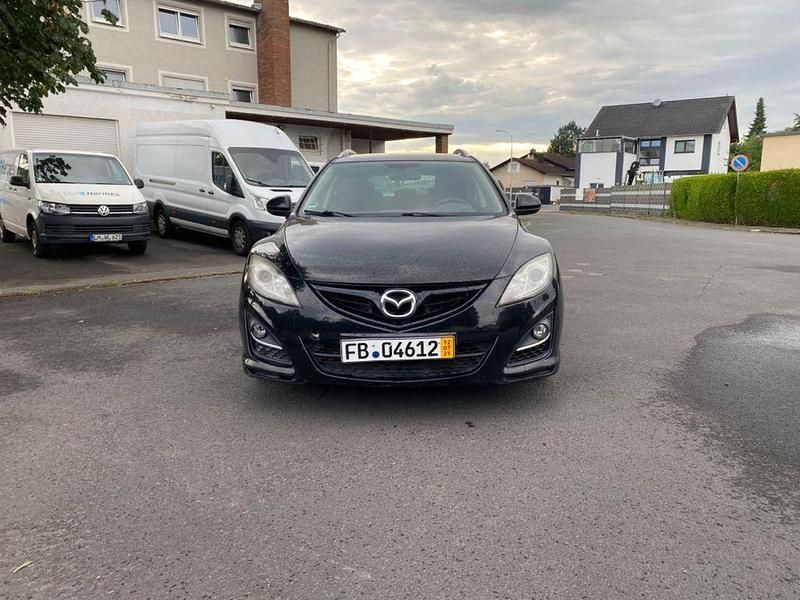 Schwarz Gebraucht 2012 Mazda 6 Center-Line Kombi | 1.580 € (Superpreis) - Bild 1/4