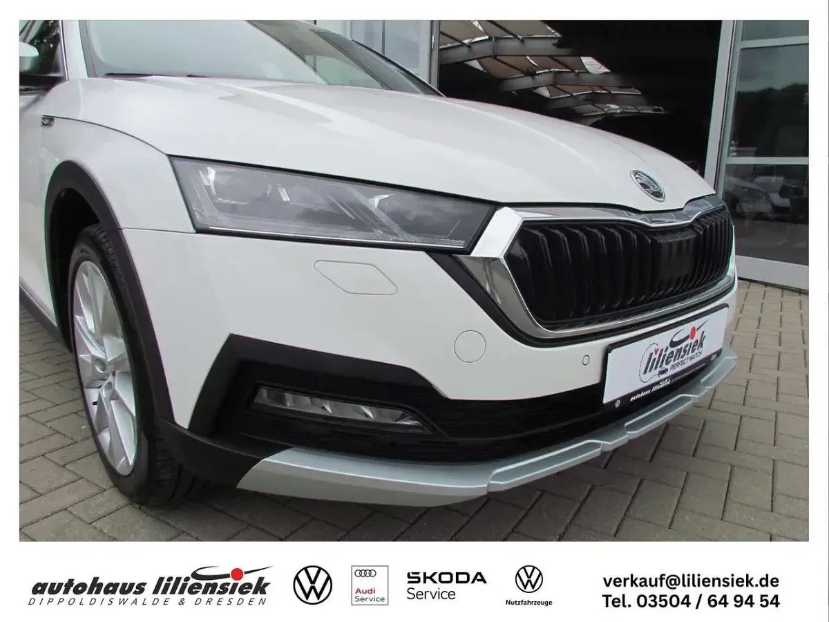 Gebraucht Skoda Octavia Scout 200 PS (147 kW) 2023 Weiß Kombi