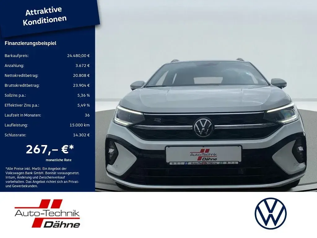 Gebraucht VW Taigo R-line 110 PS (80 kW) 2023 Weiß SUV