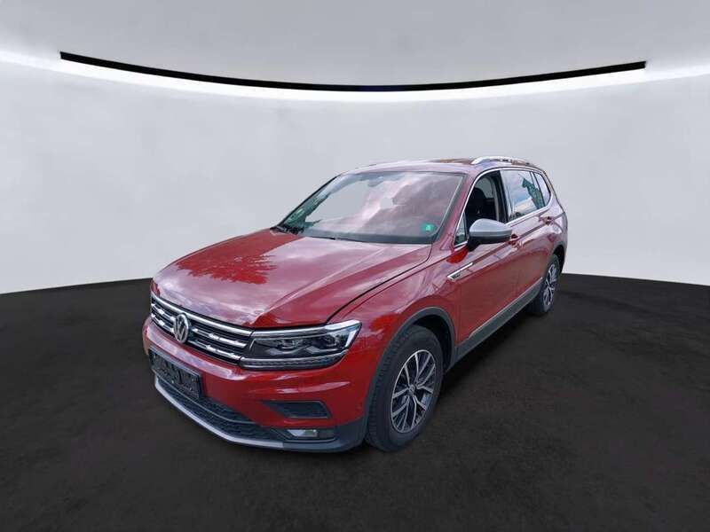 Ruby red metallic Gebraucht 2021 VW Tiguan Allspace Comfortline SUV | 29.885 € (Superpreis) - Bild 1/2