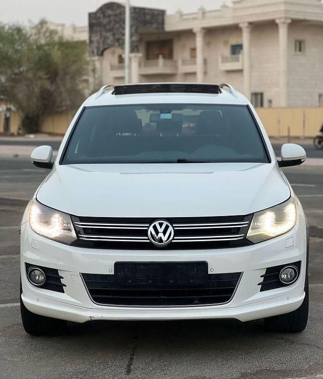 Weiß Gebraucht 2014 VW Tiguan R-line SUV | 9.999 € (Superpreis) - Bild 1/4