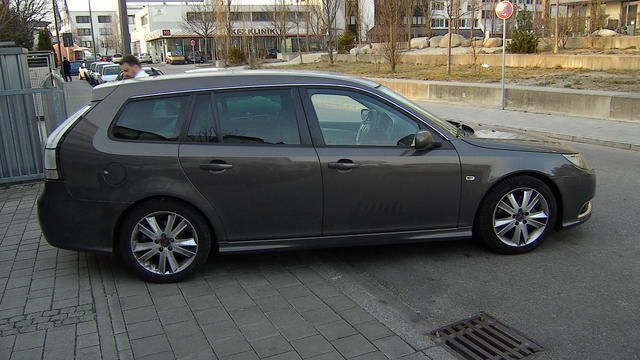 Grau metallic Gebraucht 2008 Saab 9-3 Aero Kombi | 14.200 € - Bild 1/4