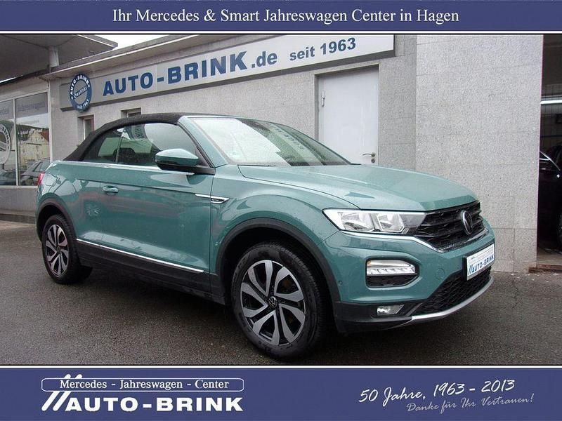 Cactus green Gebraucht 2021 VW T-Roc Cabriolet Active Cabrio | 20.945 € (Fairer Preis) - Bild 1/4