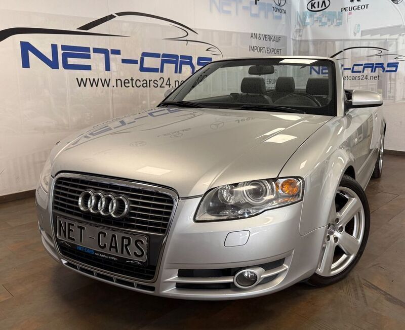 Silber Gebraucht 2007 Audi A4 Cabriolet Cabrio | 8.950 € (Fairer Preis) - Bild 1/3