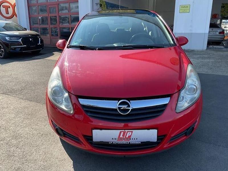 Gebraucht Opel Corsa Edition 80 PS (58 kW) 2008 Rot Kleinwagen