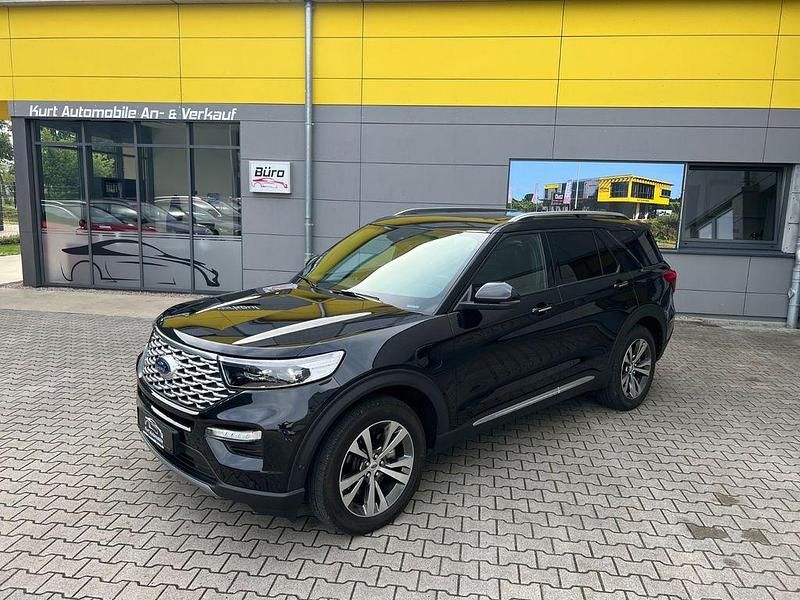 Schwarz Gebraucht 2020 Ford Explorer Platinum SUV | 47.990 € (Fairer Preis) - Bild 1/4