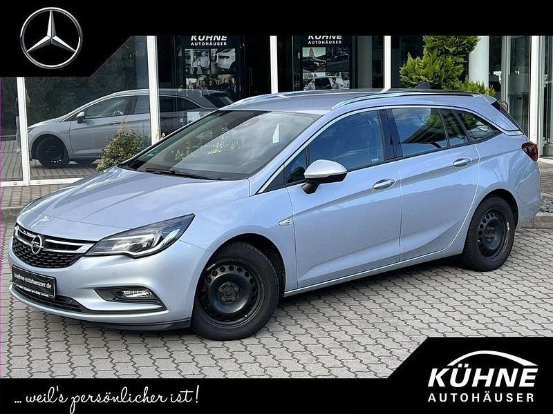 Blau Gebraucht 2016 Opel Astra Limousine | 5.490 € (Fairer Preis) - Bild 1/4