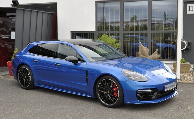 Blau metallic Gebraucht 2019 Porsche Panamera GTS Limousine | 63.500 € (Etwas zu teuer) - Bild 1/4