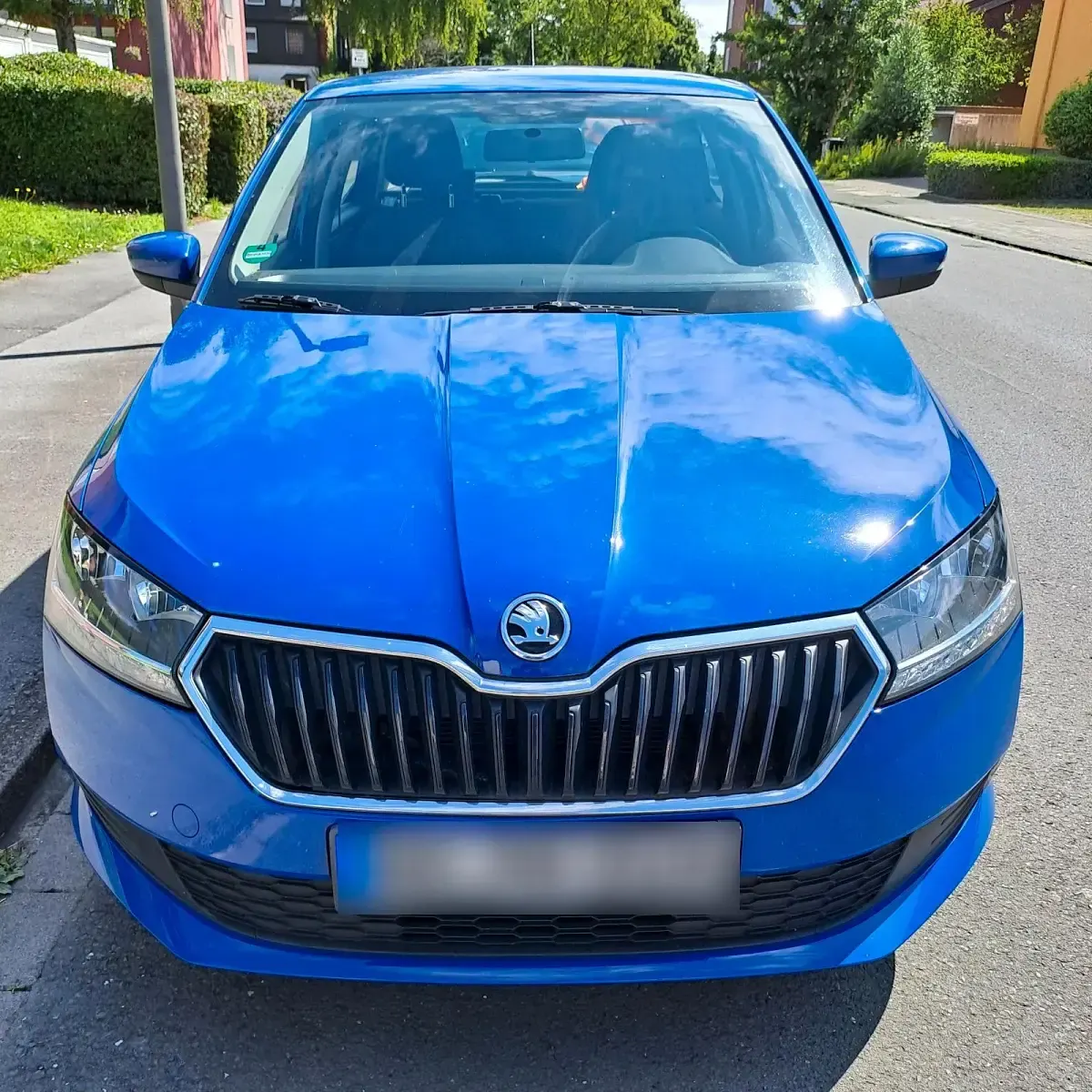 Gebraucht Skoda Fabia 75 PS (55 kW) 2019 Blau Kleinwagen