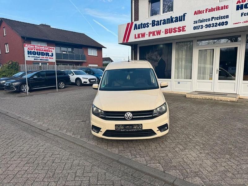 Gebraucht VW Caddy Maxi Trendline 102 PS (75 kW) 2016 Gelb Van / Kleinbus