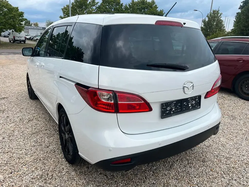 Gebraucht Mazda 5 Center-Line 150 PS (110 kW) 2011 Weiß Van / Kleinbus