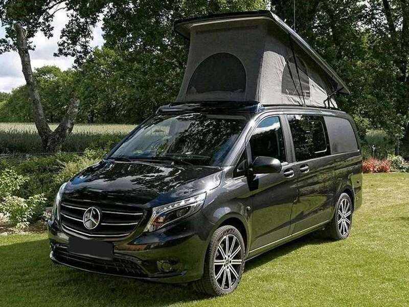 Schwarz Gebraucht 2021 Mercedes Vito Urban Van / Kleinbus | 54.000 € - Bild 1/4