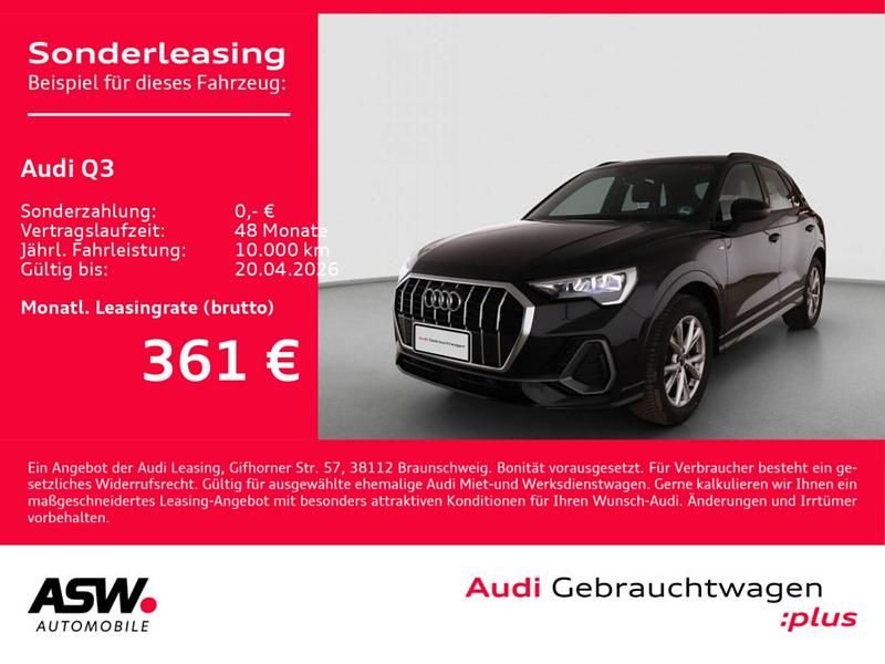 Gebraucht Audi Q3 S-Line 150 PS (110 kW) 2025 Mythosschwarz metallic SUV