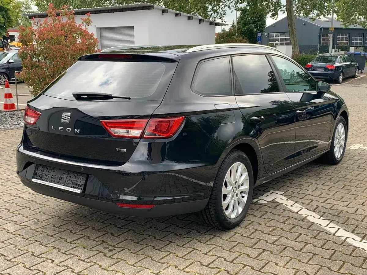 Gebraucht Seat Leon ST Style 110 PS (80 kW) 2015 Schwarz Kombi