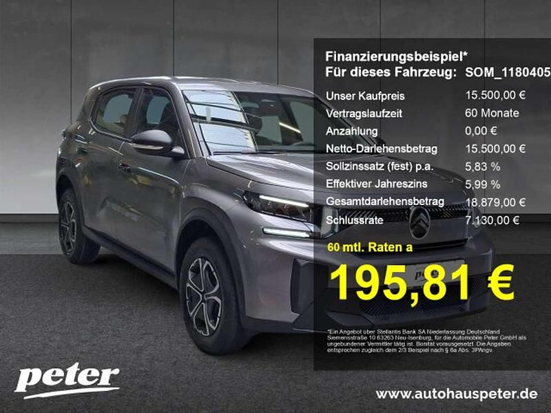 Met. mercure grau Gebraucht 2025 Citroën C3 Aircross SUV | 15.500 € (Superpreis) - Bild 1/4