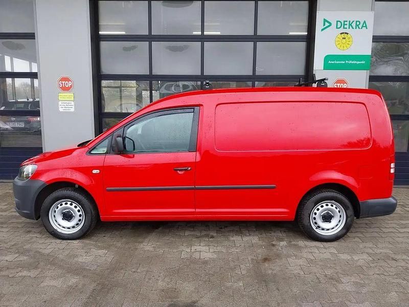 Gebraucht VW Caddy Maxi 102 PS (75 kW) 2013 Rot Van / Kleinbus