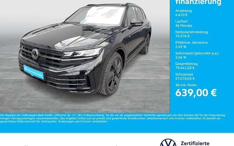 Grenadillschwarz metallic Gebraucht 2024 VW Touareg R SUV | 78.986 € (Fairer Preis) - Bild 1/4