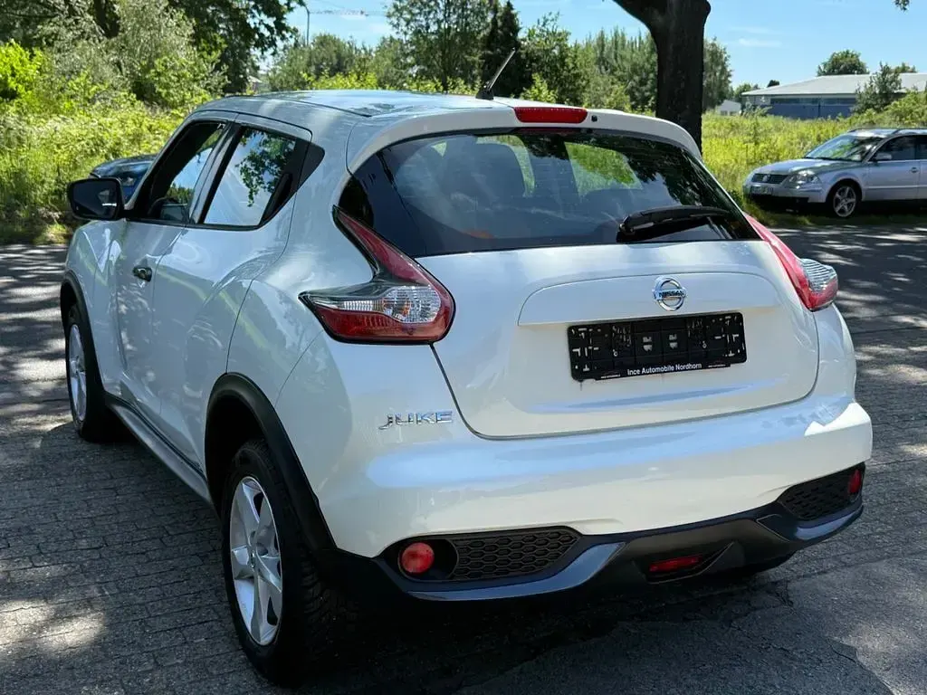 Gebraucht Nissan Juke Visia+ 94 PS (69 kW) 2015 Weiß SUV