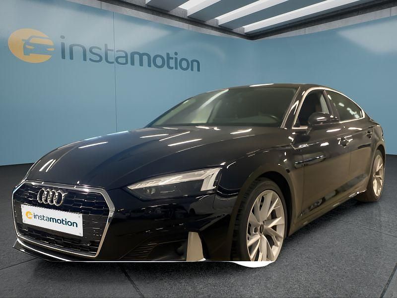 Schwarz Gebraucht 2021 Audi A5 Sportback Limousine | 31.599 € (Fairer Preis) - Bild 1/4