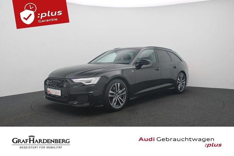 Mythosschwarz metallic Gebraucht 2024 Audi A6 S-Line Kombi | 57.980 € (Teuer) - Bild 1/4