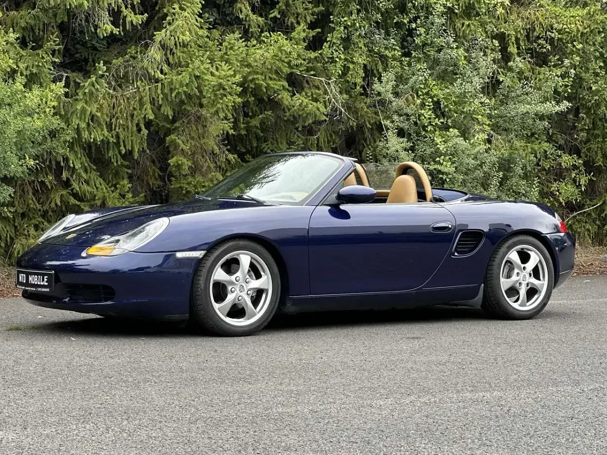 Gebraucht Porsche Boxster 220 PS (161 kW) 2001 Lapisblau Cabrio