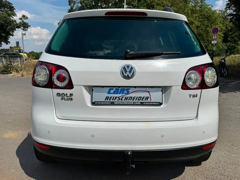 Gebraucht VW Golf Plus Cross United 122 PS (89 kW) 2008 Weiß Van / Kleinbus