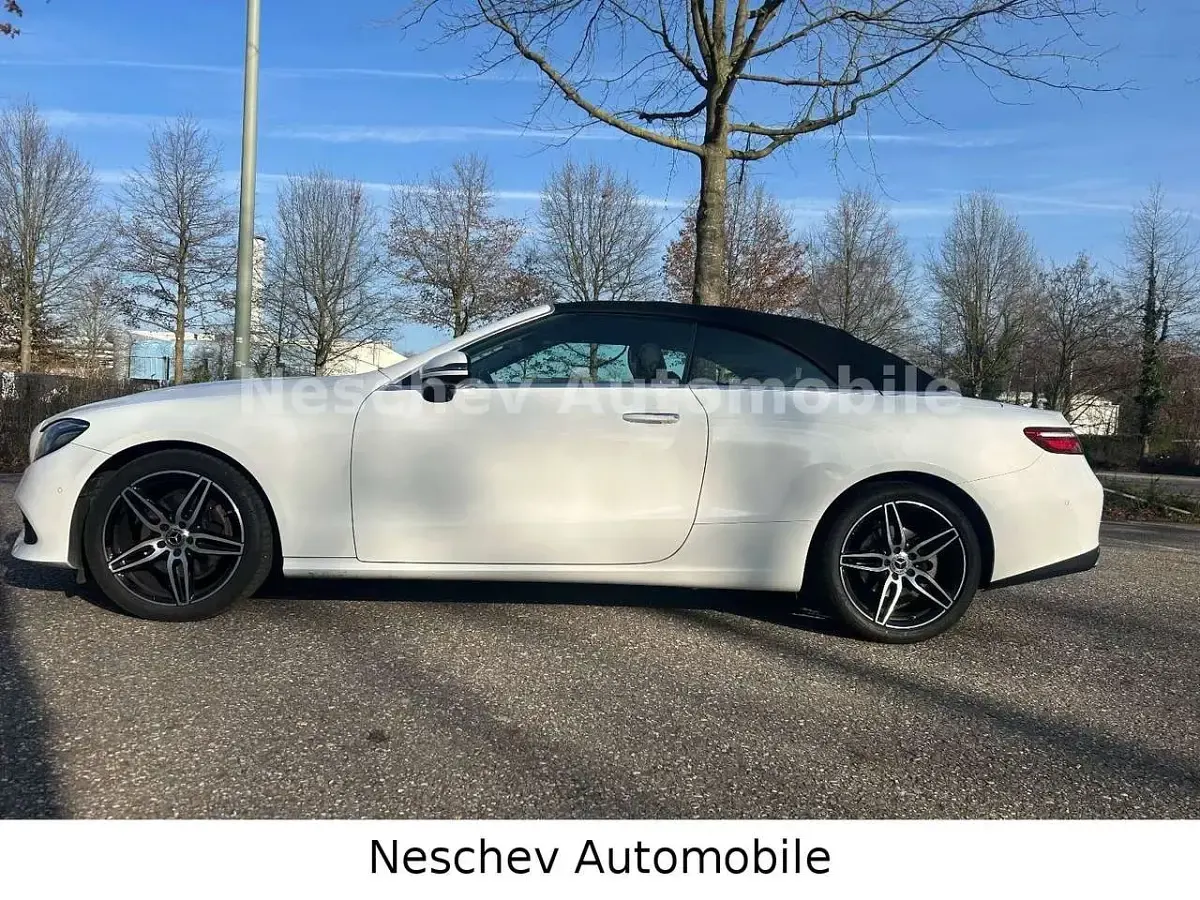 Brugt Mercedes E220 194 HK (142 kW) 2019 Hvid Cabriolet