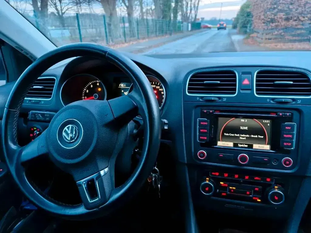 Gebraucht VW Golf VI 122 PS (89 kW) 2009 Schwarz Kleinwagen